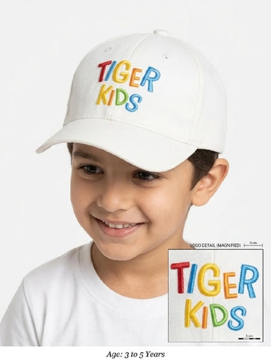 KIDS Multi-Color Embroidered Baseball Cap- Cotton