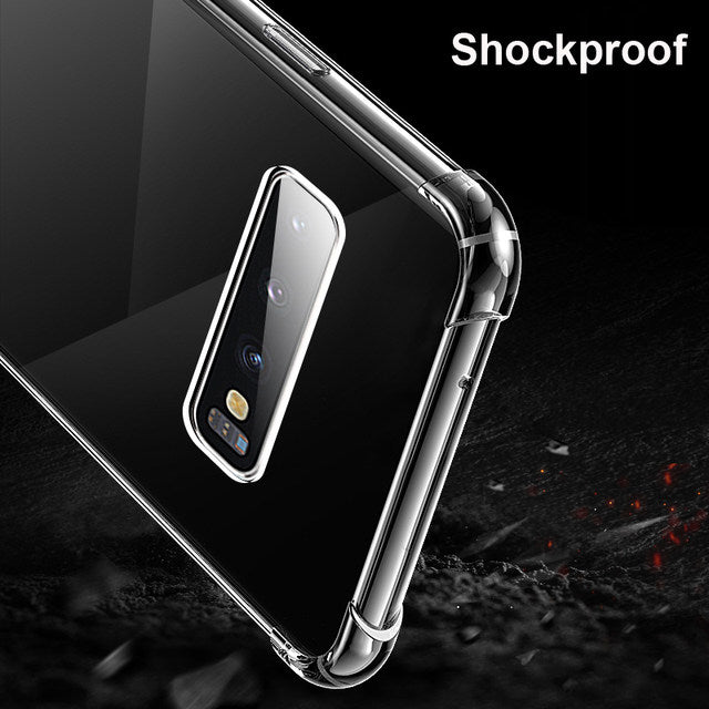 Galaxy S10 Lite / S10E Airbag Clear Back Case Bumper Silicone Cover