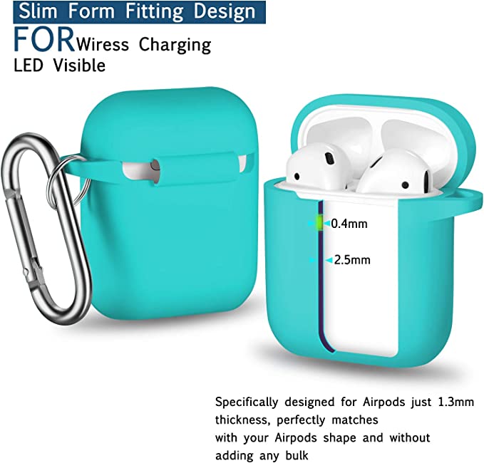 AirPods 1 2 Case Pouch Silicone Cover Soft High Quality Pouch EarPods