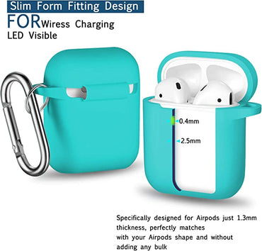 AirPods 1 2 Case Pouch Silicone Cover Soft High Quality Pouch EarPods