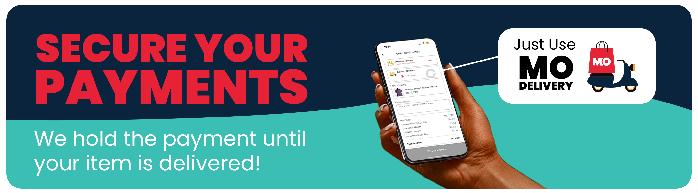 Secure Your Payments - Just Make Delivery